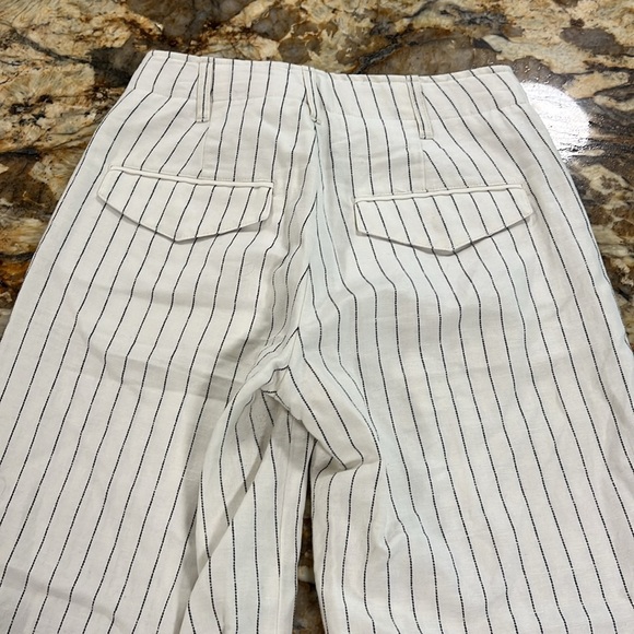 Rag and Bone Dylan Pant in White Stripe Size 00 - Picture 5 of 14